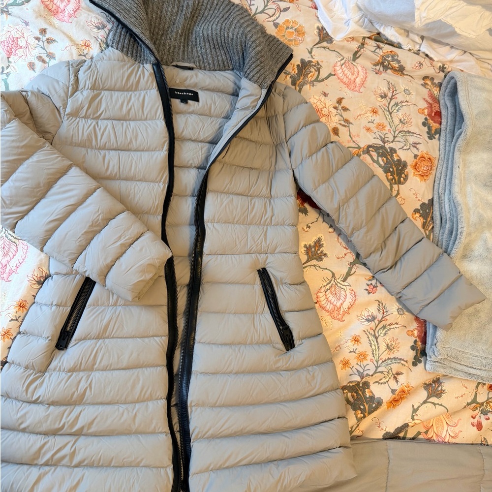 Mackage Light Gray Puffer Coat - Picture 2 of 6